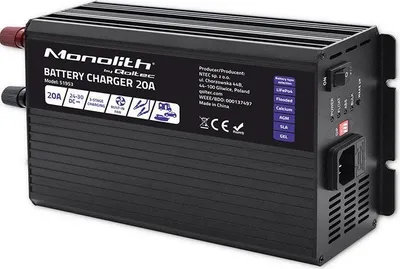 Zdjęcie produktu dla Qoltec Charger for LiFePO4 AGM GEL SLA batteries 20A