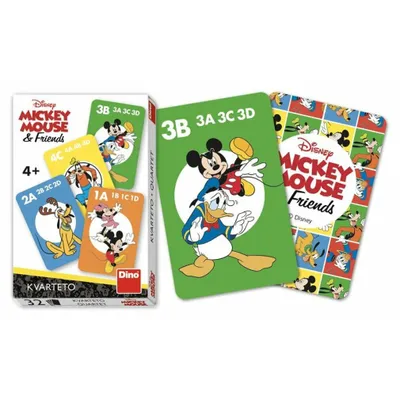 Produktbild von DINO Quartett Mickey und Freunde