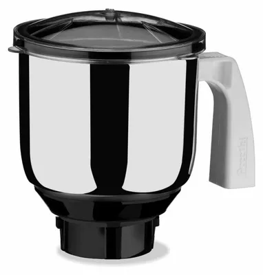 Mixer-Glaskrug 1,25 L, Edelstahl, transparent