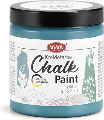 Produktbild von ViVA DECOR Chalk Paint - Kreidefarbe 250 ml - Smoky Blue