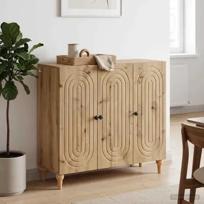 Produktbild von vidaXL Sideboard Artisan-Eiche 89 x 34,5 x 80 cm Holzwerkstoff