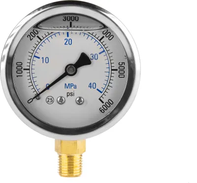 Obrázek produktu pro Tlakoměr pro stříkací zařízení Připojení od 400 barů 1/4" 40 MPa