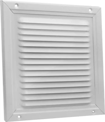 Produktbild von Lüftungsgitter LG 2020 MGS-W Lamellengitter Weiss 200 x 200mm Zuluft Abluftgitter