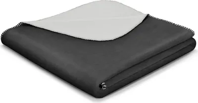 Produktbild von Wohndecke - Anthrazit - Silbergrau - 150 x 200 cm