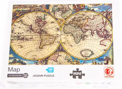 Immagine prodotto di PUZZLE MINI 1000 pezzi Mappa storica del mondo