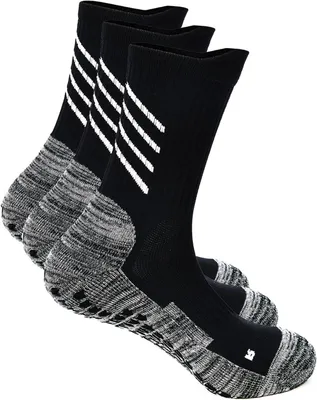 Produktbild von Sportsocken – Rutschfeste Socken – Für Sport – Rutschfeste Einlagen – Größen 36-49 – Schwarz
