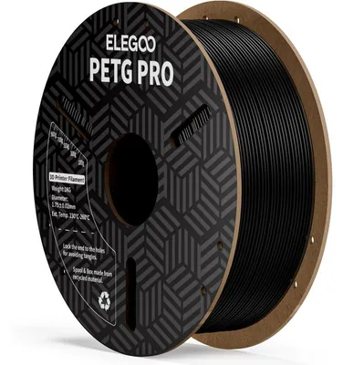 Produktbild von ELEGOO PETG PRO 1.75 1kg Schwarz