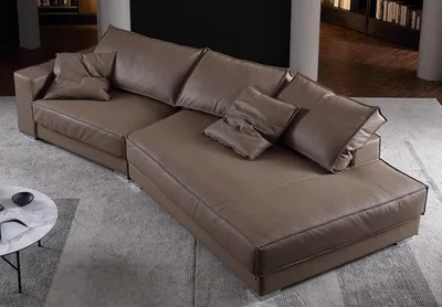 Produktbild von Moderne Sofas Ledersofa Couch Wohnlandschaft Sofa Ecke Design Eck Ecksofa L-form