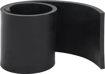 Zdjęcie produktu dla vidaXL Gumowa listwa do pługa śnieżnego czarna 80x15x1 cm