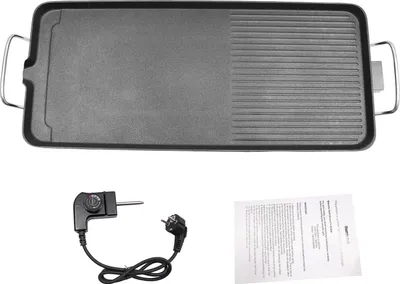 Obrázek produktu pro Elektrický gril, nepřilnavý povrch, pět nastavení teploty, černý