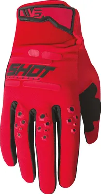 Obrázek produktu pro Rukavice Shot Vision Motocross, červené, 9