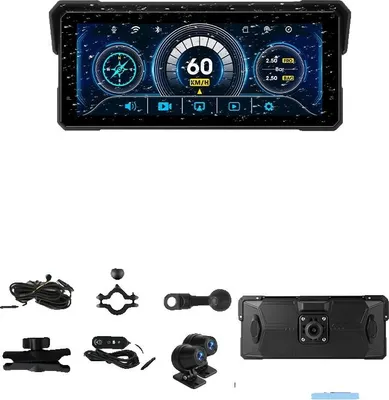 Immagine prodotto di DVR moto, display da 8,1 pollici, design impermeabile, nessuno, DVR moto