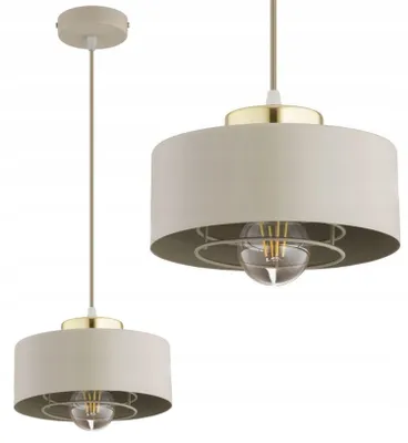 Produktbild von Hängelampe rund D: 20 cm H: max. 90 cm E27 Modern Pendelleuchte