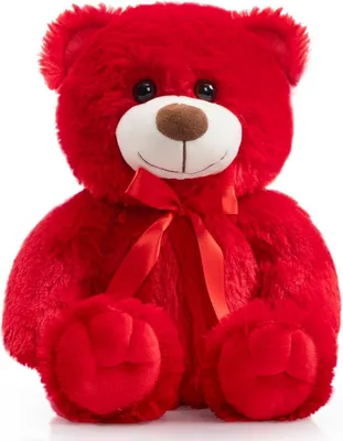Immagine prodotto di Orsetto di peluche - Morbido - 36 cm - Rosso