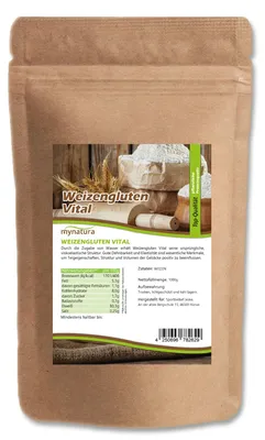 Produktbild von Mynatura Weizengluten Pulver - ab 1kg - 1 Beutel