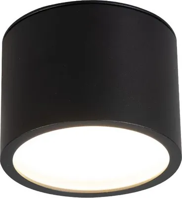 Immagine prodotto di Moderno faretto da soffitto nero 6 cm rotondo Ø8,2cm IP65 1xGX53 7W KENDAL Light Prestige