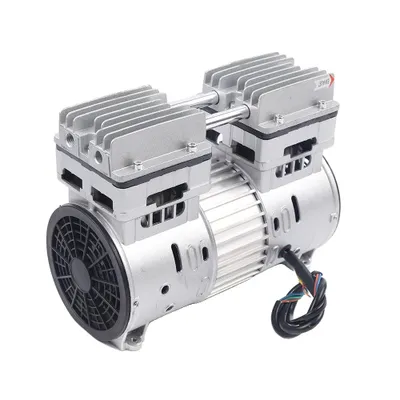 Image de Pompe de compresseur d'air, fonctionnement sans huile, haute efficacité énergétique, gris, EU