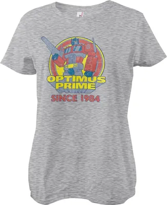 Produktbild von Optimus Prime - Since 1984 Girly Tee - Large - HeatherGrey
