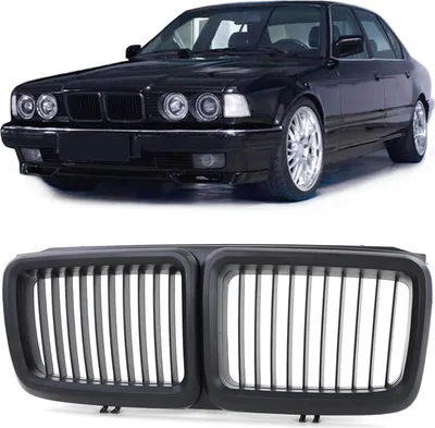Produktbild von Sport Kühlergrill Performance Schwarz Matt passend für BMW 7er E32 86-94