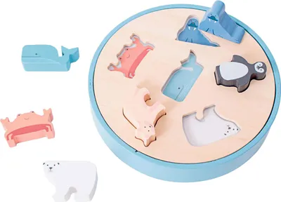 Image de BS Toys Set de formes en bois, 6dlg.