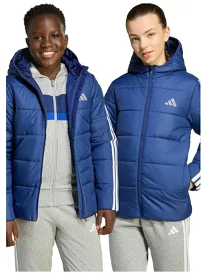 Productafbeelding van Jas Adidas Essentials 3-Stripes Padded "Dark Blue / White" voor Kinderen