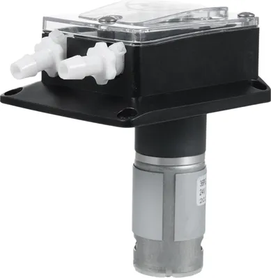 Obrázek produktu pro Peristaltické čerpadlo GROTHEN DC 24 V, dávkovací čerpadlo na kapaliny s vysokým průtokem 1500 ml/min, 2 válce s průhlednou silikonovou hadičkou pro potravinářské účely, pro chemickou analýzu v akvarijních laboratořích, dávkování přísad