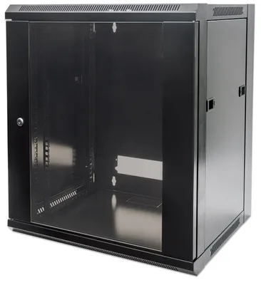Produktbild von INTELLINET Wandverteiler  9HE 570x450mm schwarz,unmontiert