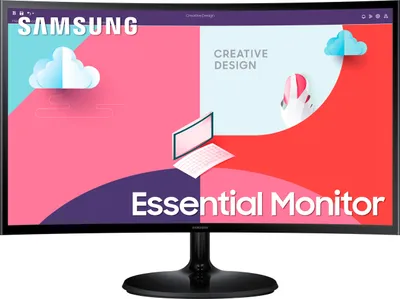 Produktbild von Monitor Essential S36C, Schwarz, 24 Zoll, Full-HD, Curved, VA, 75 Hz, 4 ms