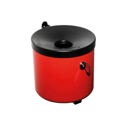 Produktbild von TKG Rondo senior Wandaschenbecher rot abschließbar, 1 St.