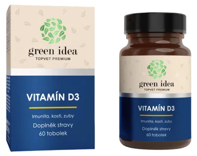 Vitamín D3 – kapsle 60 ks – Green idea