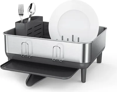 Zdjęcie produktu dla simplehuman KT1184DC, Stal nierdzewna, Czarny, 394 mm, 380 mm, 190 mm