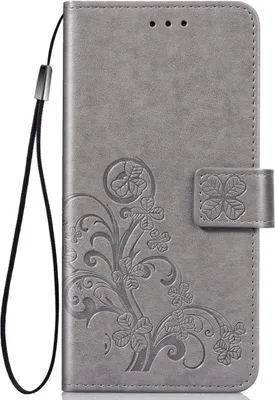 Produktbild von König Design Hülle kompatibel mit Nokia 44959 Kunstleder Handyhülle - Handy Case Grau