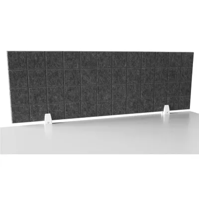 Produktbild von Trennwand-Set imstande 1x Akustik-Trennwand 120x40cm 1x. Clip weiß 2er-Pack