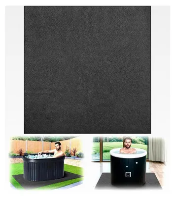 Produktbild von Bodenschutzmatte für Pools, 200 cm Unterlage für Outdoor-Whirlpools (Quadratisch)