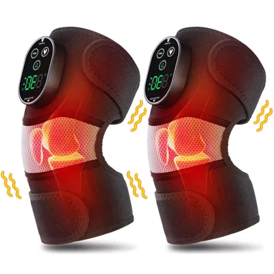 Produktbild von Knie Massagegerät, Massagegerät, Beheizte Schulterstütze, 3 Vibrationsmodi 6 Temperaturstufen, Kniegelenk-Schmerzlinderung, Schwellungen, Steifheit