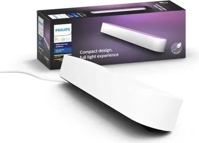 Produktbild von Philips Hue Play Lightbar, LED Lichtleiste, Bluetooth, 16 Millionen Farben, Weiß