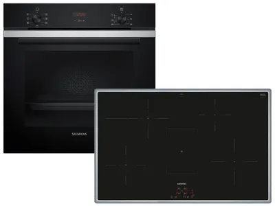 Produktbild von Siemens EQ214IA02Z, Zonen-Induktionskochfeld, 5 Zone(n), Glaskeramik, Schwarz, Berührung, 80,2 cm