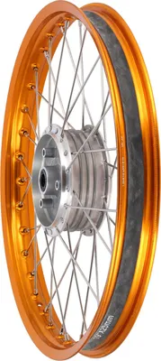Immagine prodotto di Ruota a raggi 1.6 x 19" Cerchio in alluminio anodizzato anodizzato, raggi in acciaio inossidabile - Simson S53OR, S83OR