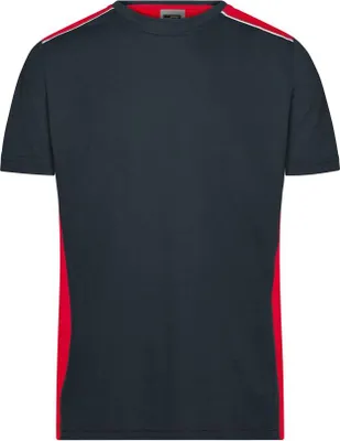 Produktbild von Men's Workwear T-Shirt - COLOR - carbon/red, Gr. 3XL