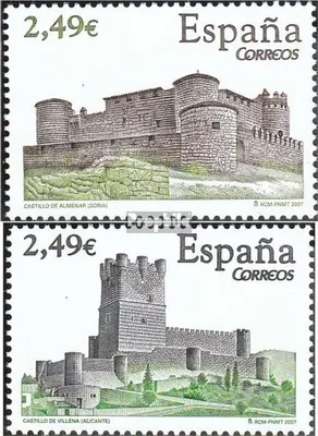 Produktbild von Briefmarken Spanien 2007 Mi 4254-4255 (kompl.Ausg.) postfrisch Burgen
