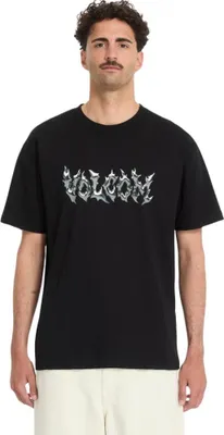 Produktbild von Volcom Herren T-Shirt Slag SST mit markantem Front-Print Loose Fit nachhaltig Schwarz M