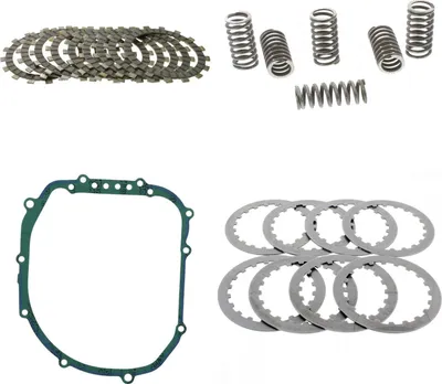 Image de Kit d'embrayage complet (disques, ressorts, joints et disques) pour Yamaha YZF 600 RH Thunder Cat, années de fabrication 1996-1998, de la marque Pamoto - Neuf