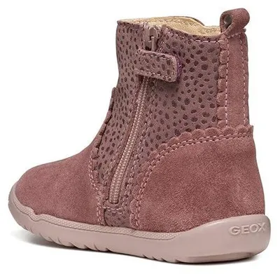 Produktbild von Geox Baby - Mädchen Macchia Girl Ankle Boot, Dk Rose, 19 EU