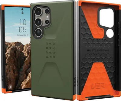 Obrázek produktu pro Urban Armor Gear Civilian, Obal, Samsung, Galaxy S24 Ultra, 17,3 cm (6.8"), Olivový