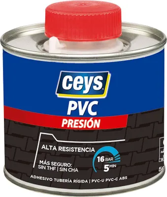 Image de Colle Pvc Pression Ceys 500ml Colle Pvc Pression Avec Pinceau - Ceys