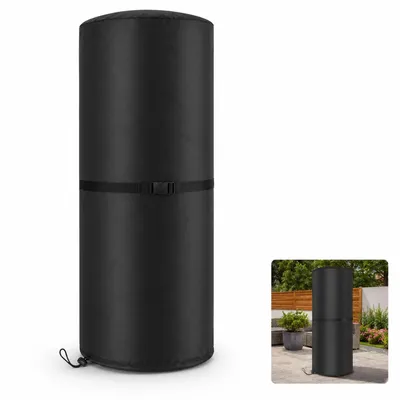 Produktbild von Abdeckung für Terrassenheizer, wetterfest, reißfest, 420D Oxford-Gewebe, wasserdicht, winddicht, UV-beständig, für Outdoor-Heizstrahler & Boxsäcke, 50×50×120 cm
