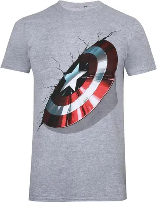 Obrázek produktu pro Kapitán Amerika - pánské tričko TV1101 (XL) (šedá)