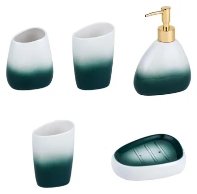 Immagine prodotto di Set di accessori da bagno con portasapone e portaspazzolino