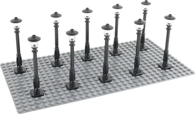 Produktbild von LEGO® Straßenlaternen Laternenpfahl Schwarz - 11062 NEU! Menge 25x