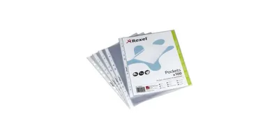 Produktbild von Rexel Prospekth. A5 PP, fs (100), Transparent, 175 mm, 225 mm, 25 mm
